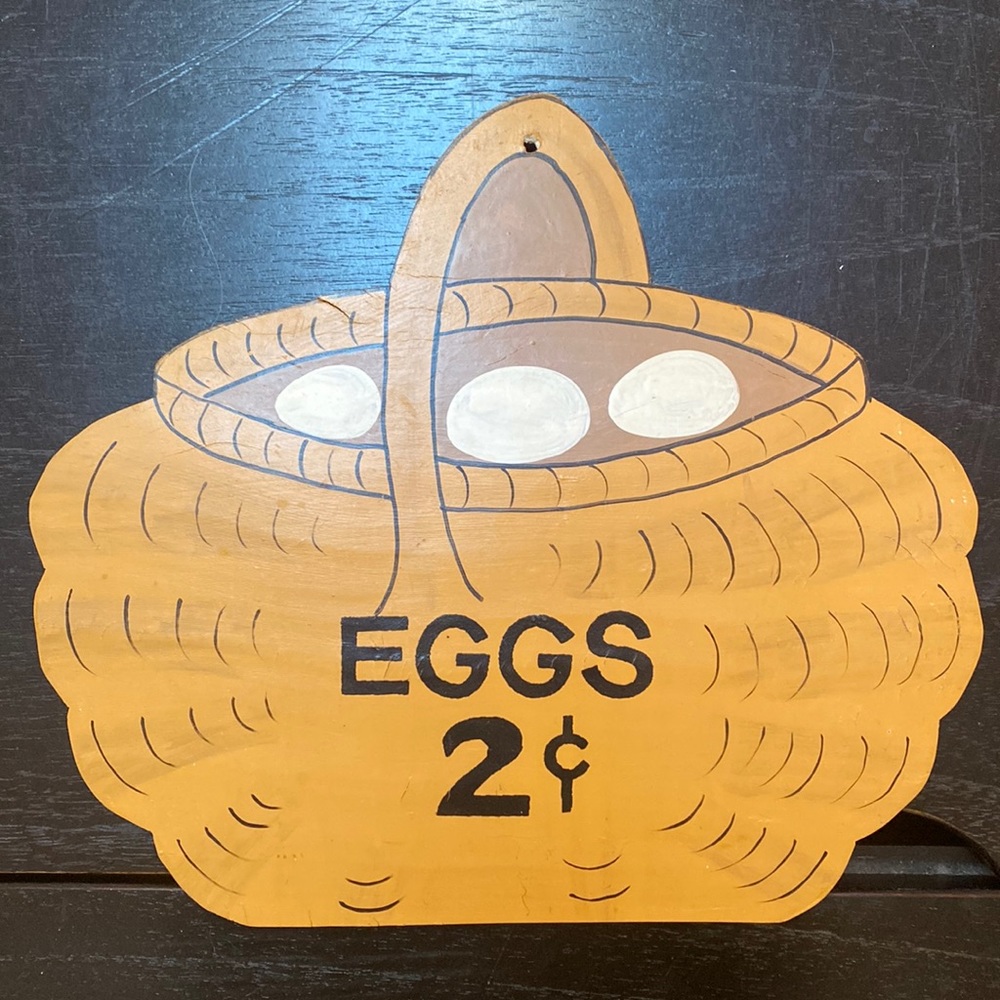 Country Egg Sign